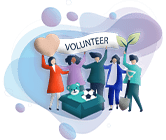 Be a volunteer